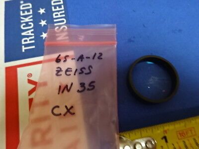 MICROSCOPE SPARE PART ZEISS GERMANY IN35 MOUNTED LENS OPTICS  #65-A-12