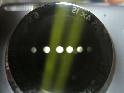 OPTICAL RESOLUTION TARGET STANDARD NBS ??? LASER OPTICS BIN#28-11