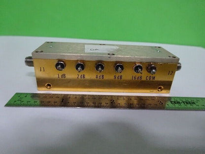 WEINSCHEL VARIABLE ATTENUATOR HF-MIKROWELLEN-FREQUENZ WIE BESEHEN #7B-A-30