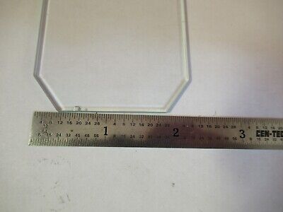 OPTICAL GLASS PLATE TRUNCATED OPTICS AS PICTURED &FT-6-70