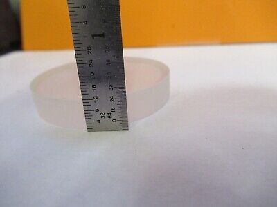 OPTICAL FLAT DULL POLISHED SIDES OPTICS AS PICTURED &8M-A-85