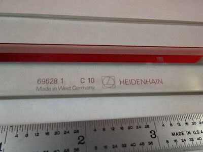 MICROSCOPE PART HEIDENHAIN GERMANY C10 RULER POSITIONING OPTICS AS IS B#M8-D-05