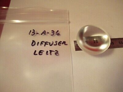 LEITZ WETZLAR GERMANY DIFFUSER LENS MICROSCOPE PART OPTICS AS PICTURED &13-A-36