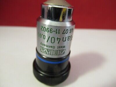 CARL ZEISS GERMANY OBJECTIVE PLAN PH2 40X /160 MICROSCOPE PART AS PIC #13-38