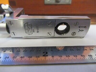 LEITZ GERMANY BEREK COMPENSATOR MICROSCOPE PART OPTICS AS PICTURED &FT-6-X10