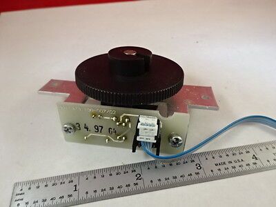 MICROSCOPE PART LEICA GERMANY DMRXA VARIABLE SWITCH AS IS B#G2-B-06