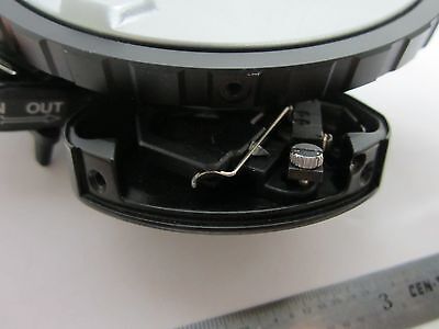 For parts MICROSCOPE NOSEPIECE NIKON + DIC ADAPTORS OPTICS AS IS BIN#A3-H-19