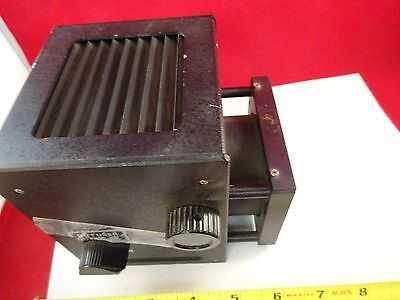 MICROSCOPE PART  LAMP HOUSING ILLUMINATOR OPTICS #73-17