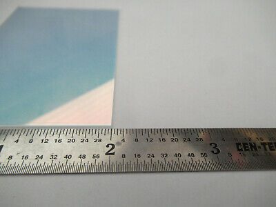 GOOD OPTICAL MIL SPEC COATED BK7 GLASS SHEET LASER OPTICS AS PICTURED &4B-FT-10