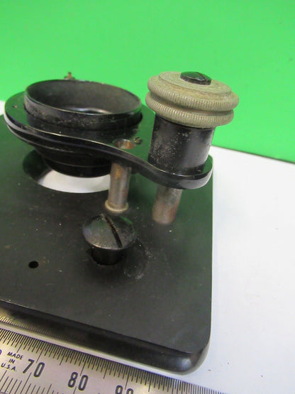 ANTIQUE SPENCER AO STAGE TABLE SPECIMEN MICROSCOPE PART AS PICTURED #R1-B-41