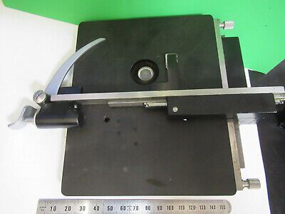 VINTAGE OLD XY STAGE TABLE AO SPENCER MICROSCOPE PART AS PICTURED &Q9-A-40