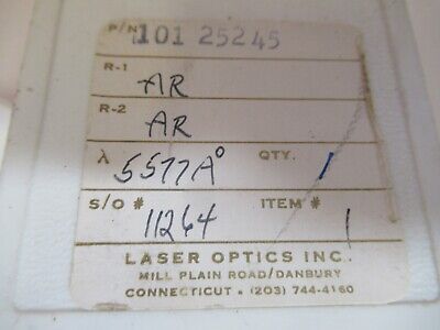 OPTICAL LENS OPTICS AS IS #A3-B-31