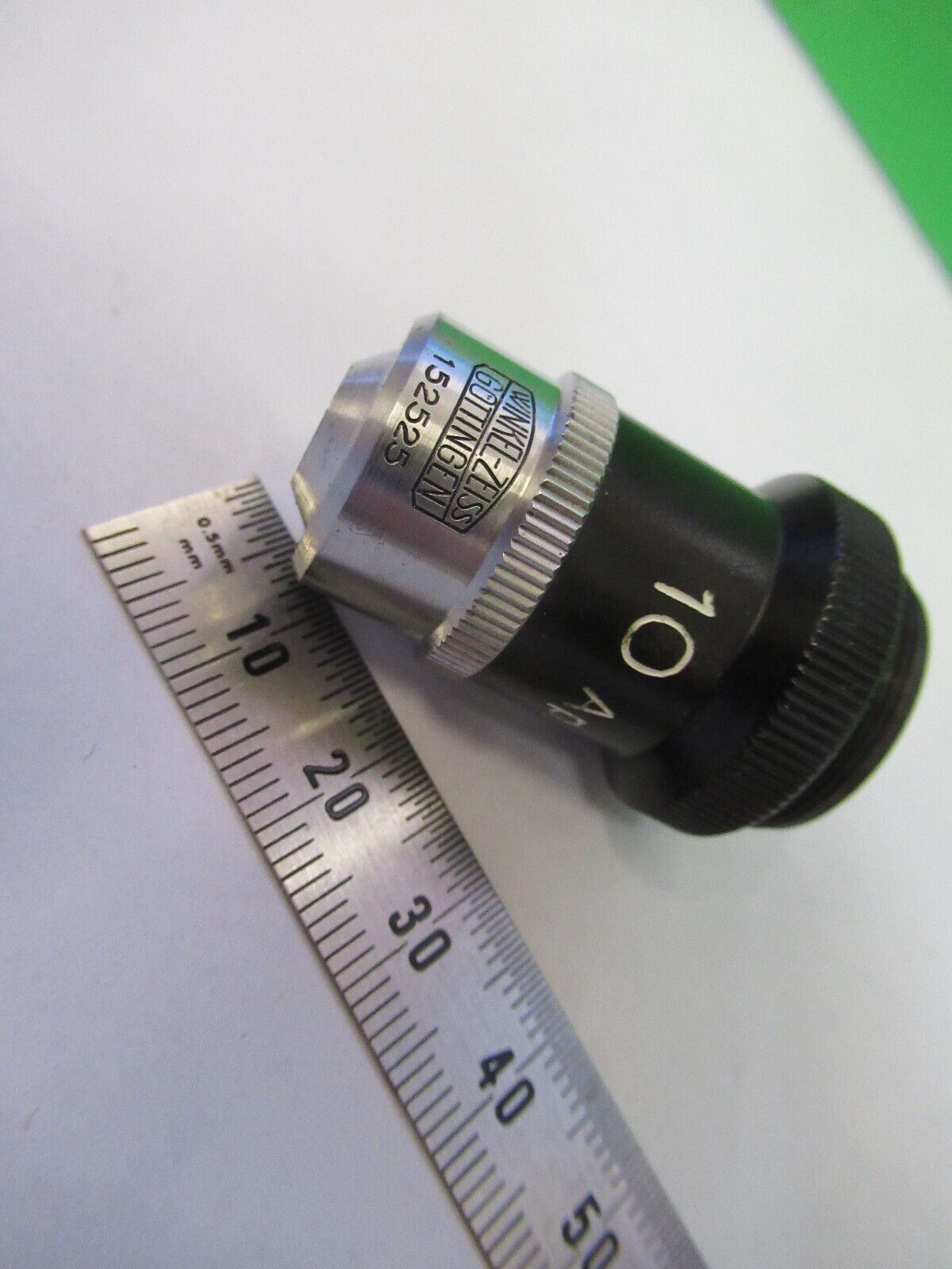 WINKEL ZEISS OBJECTIVE 10X OPTICS MICROSCOPE PART AS PICTURED &R3-B-22