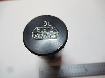 ANTIQUE EMPTY LEITZ 6L OBJECTIVE CAN MICROSCOPE PART AS PICTURED &16-B-65