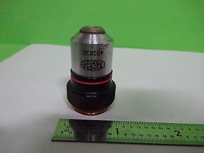 MICROSCOPE PART OBJECTIVE OLYMPUS JAPAN M10 OPTICS AS IS BIN#V7-09