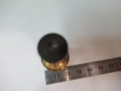 ANTIQUE BRASS OBJECTIVE UK LONDON MICROSCOPE PART AS PIC A5-B-04