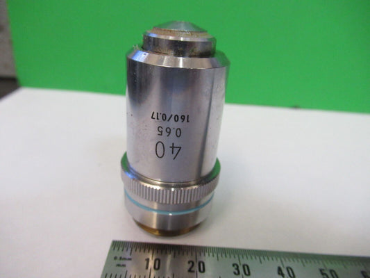 NIKON JAPAN 40X /160  OBJECTIVE OPTICS MICROSCOPE PART AS PICTURED &R3-B-11