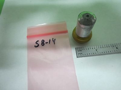 FOR PARTS MICROSCOPE PART OBJECTIVE ALUMINUM BAUSCH LOMB 40X OPTICS BIN#S8-14