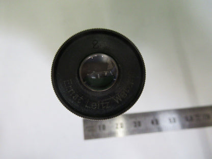 ANTIQUE ERNST LEITZ "2" EYEPIECE LENS MICROSCOPE PART  AS PICTURED &z5-a-45