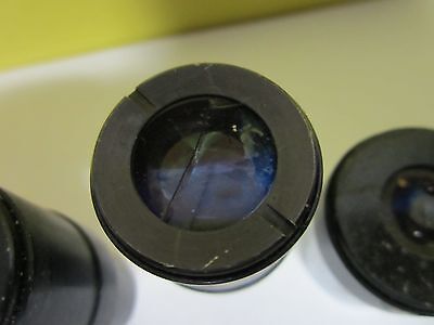 FOR PARTS MICROSCOPE EYEPIECES LOT ASSORTED OPTICS BIN#U2-B-04