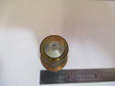 ANTIKES BAUSCH LOMB 97X 1,9 mm OBJEKTIV-MIKROSKOP-TEIL WIE ABGEBILDET &amp;7B-B-10