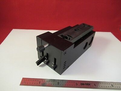 LEICA DMR GERMANY IRIS DIAPHRAGM BLOCK 505001 SLIDE MICROSCOPE PART &A4-FT-79