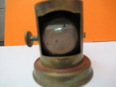 ANTIQUE BRASS PORTABLE FIELD MICROSCOPE COLLECTABLE AS PICTURED &W8-A-10