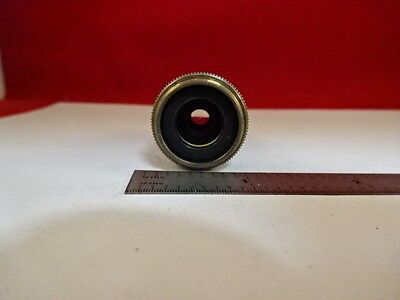 MICROSCOPE PART VICKERS ENGLAND UK OBJECTIVE MICROPLAN 40X OPTICS AS IS #21-A-23