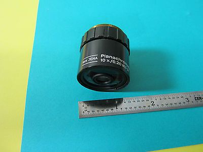 MICROSCOPE OBJECTIVE AUS JENA GERMANY EPI 10X INFINITY CORRECTED OPTICS BN#B3-10