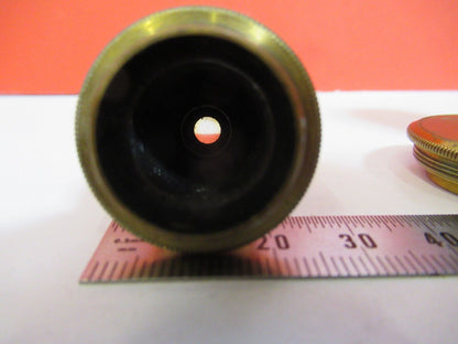 ANTIQUE  SEIBERT GERMANY 1/6 OBJECTIVE MICROSCOPE PART AS PICTURED G4-A-114