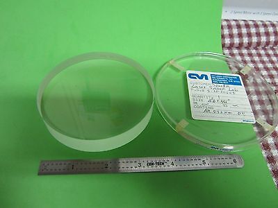 OPTICAL CVI 4" DIAMETER THICK WINDOW LASER OPTICS BIN#40-76