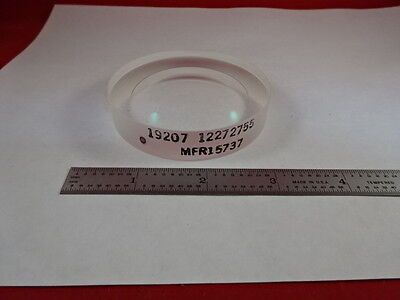 LARGE LENS CONVEX CONCAVE VERY NICE OPTICAL LASER OPTICS AS PICTURED &67-A-05