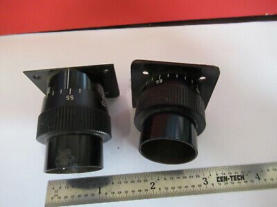 LEITZ GERMANY BRASS OCULAR HOLDER HEAD MICROSCOPE PART AS PICTURED #B9-A-43