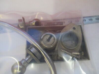 BAUSCH LOMB LOCK + HANDLE for WOOD CABINET MICROSCOPE PART AS PICTURED &FT-5-B