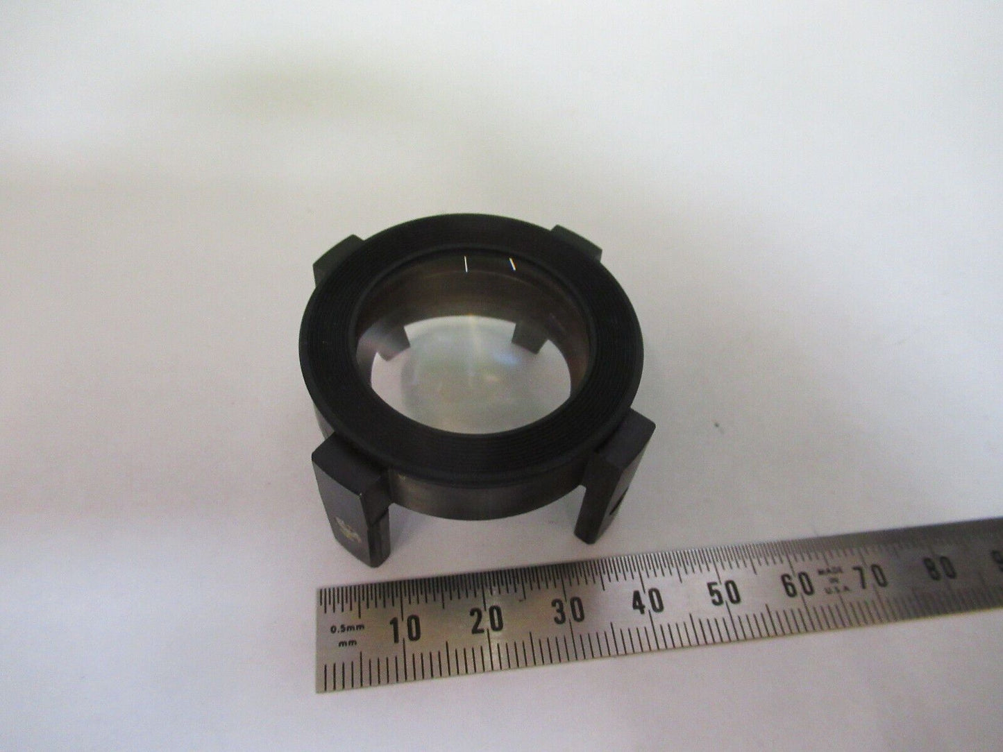 OPTICAL MOUNTED LENS CONCAVE PL-CC OPTICS  AS PICTURED R2-A-116