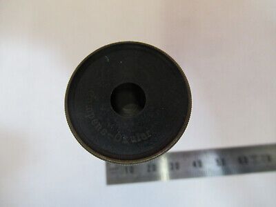 ANTIQUE CARL ZEISS RARE EYEPIECE "8" GERMANY MICROSCOPE PART AS PICTURED P9-A-57