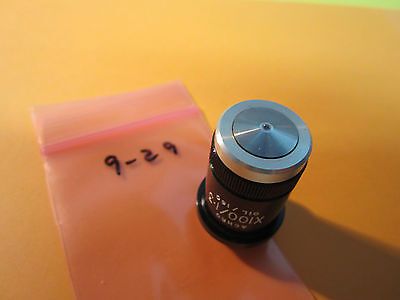 MICROSCOPE PART OBJECTIVE BECK LONDON ACHRO 100X  OPTICS BIN#9-29