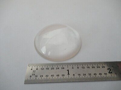 OPTICAL GLASS LENS CX-CC CONVEX HIGHLY CONCAVE OPTICS AS PICTURED &F5-A-31