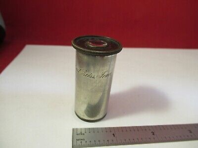 ANTIQUE BRASS CARL ZEISS GERMANY EYEPIECE 7.5X MICROSCOPE PART AS PICTURED 13-42