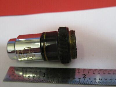 CARL ZEISS GERMANY PLAN 10X /160 OBJECTIVE LENS MICROSCOPE PART AS PIC 4B-A-55