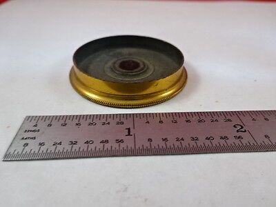 FOR PARTS MICROSCOPE BRASS ANTIQUE PIECE OPTICS AS IS B#C6-C-16