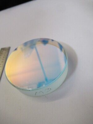 FOR PARTS OPTICAL COATED LENS [coating damaged] OPTICS AS PICTURED &W2-B-15