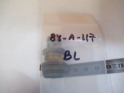 ANTIQUE BRASS Bausch Lomb OBJECTIVE LENS MICROSCOPE PART AS PICTURED &8Y-A-117