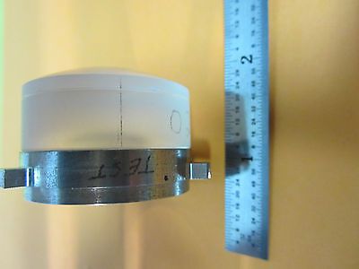 OPTICAL WEIRD LENS WITH MIRROR FILTER AT CENTER ? LASER OPTICS BIN#9-09