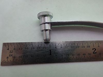 MICROSCOPE PART CLIPS for specimen hold table  AS IS BIN#72-M-09