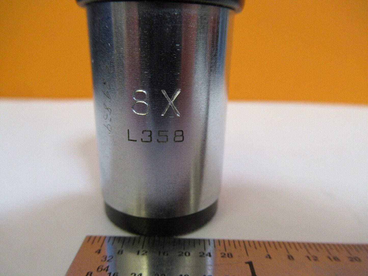 VINTAGE SPENCER 8X EYEPIECE OPTICS MICROSCOPE PART as pictured &A2-A-27