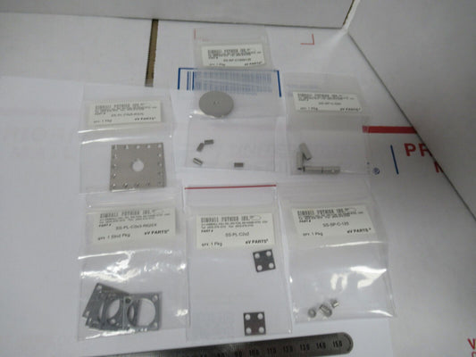 KIMBALL PHYSICS eV LOT PARTS HIGH VACUUM RATED AS PICTURED  #W1-A-35