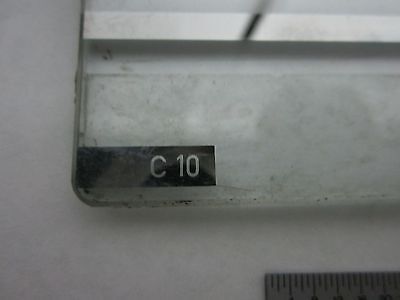 MICROSCOPE PART HEIDENHAIN GERMANY C10 POSITIONING RULER OPTICS AS IS BIN#S1-07