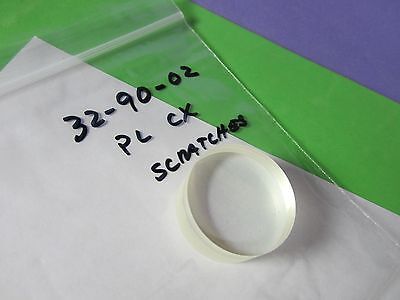 OPTICAL LENS DOUBLET PLANO CONVEX scratches on surface LASER OPTICS BIN#32-90-02