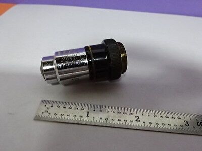 CARL ZEISS GERMANY OBJECTIVE PLAN 10X OPTICS MICROSCOPE PART AS PICTURED &Z4-16